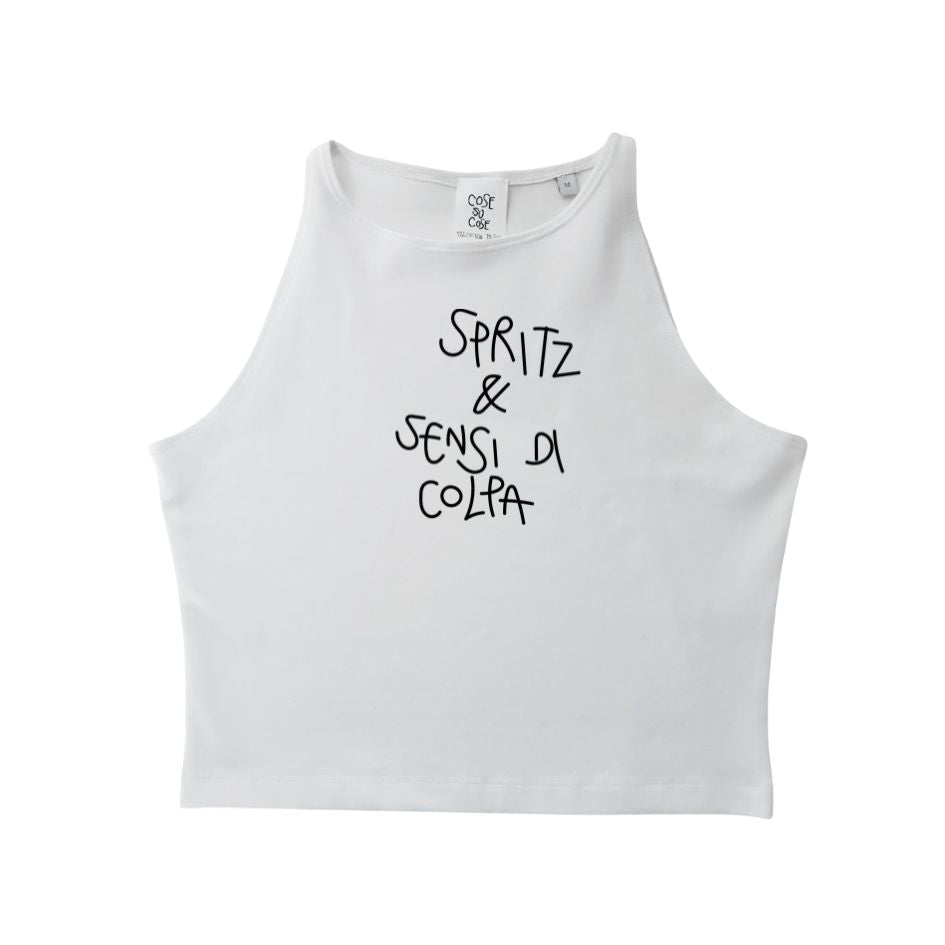 Spritz & Sensi Di Colpa - Crop Canotta