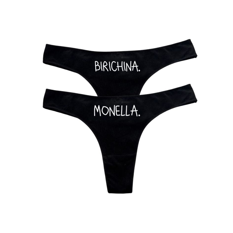 Tanga Pack Nero 2 pz.