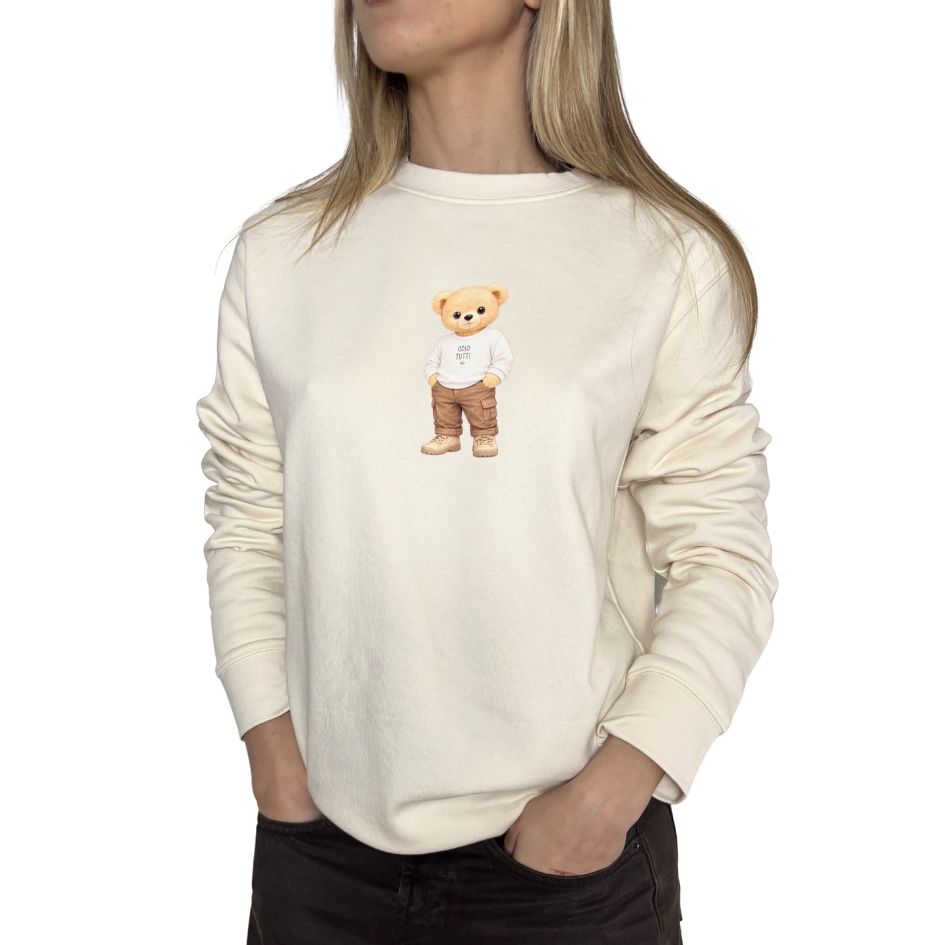 Odio Tutti :) Orsetto - Felpa Girocollo