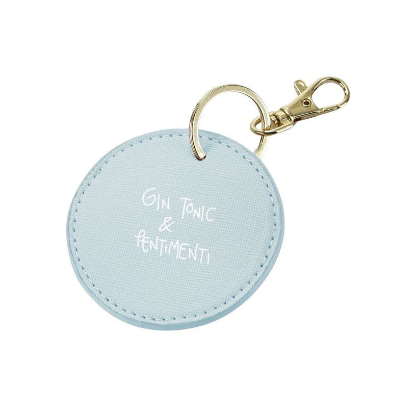 Gin Tonic & Pentimenti - Portachiavi Cerchio Azzurro