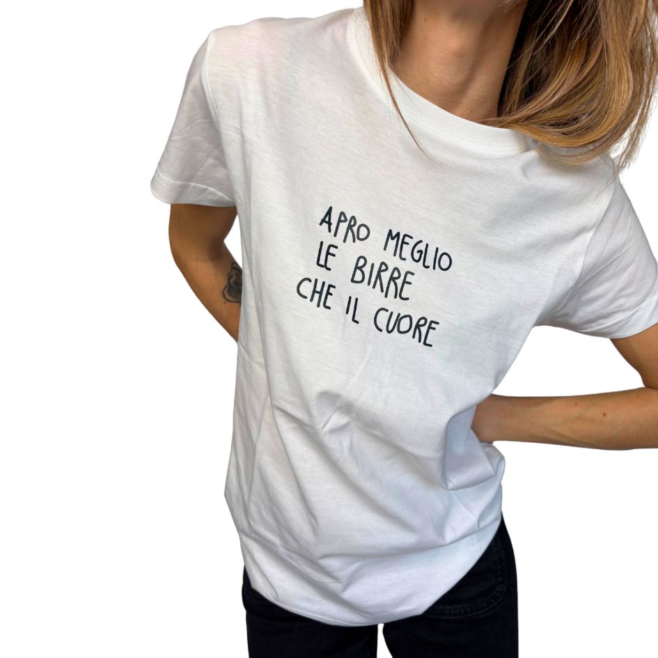 Apro Meglio Le Birre Che Il Cuore - T-Shirt
