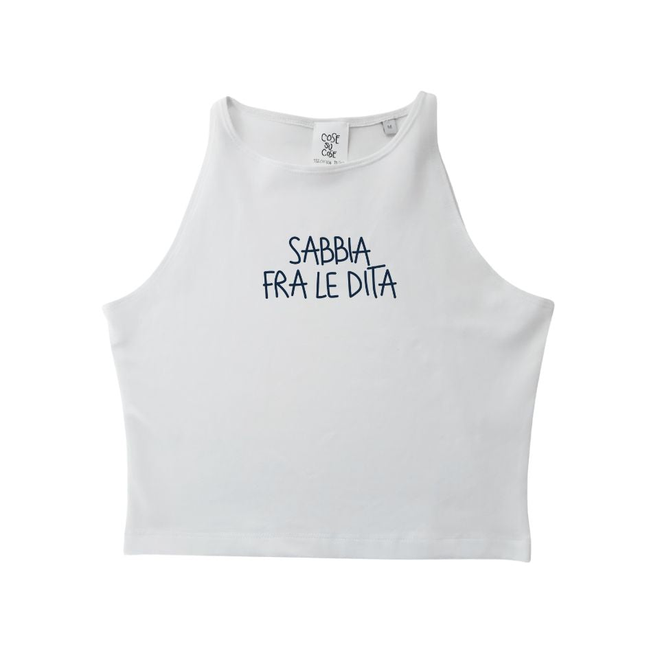 Sabbia Fra Le Dita - Crop Canotta