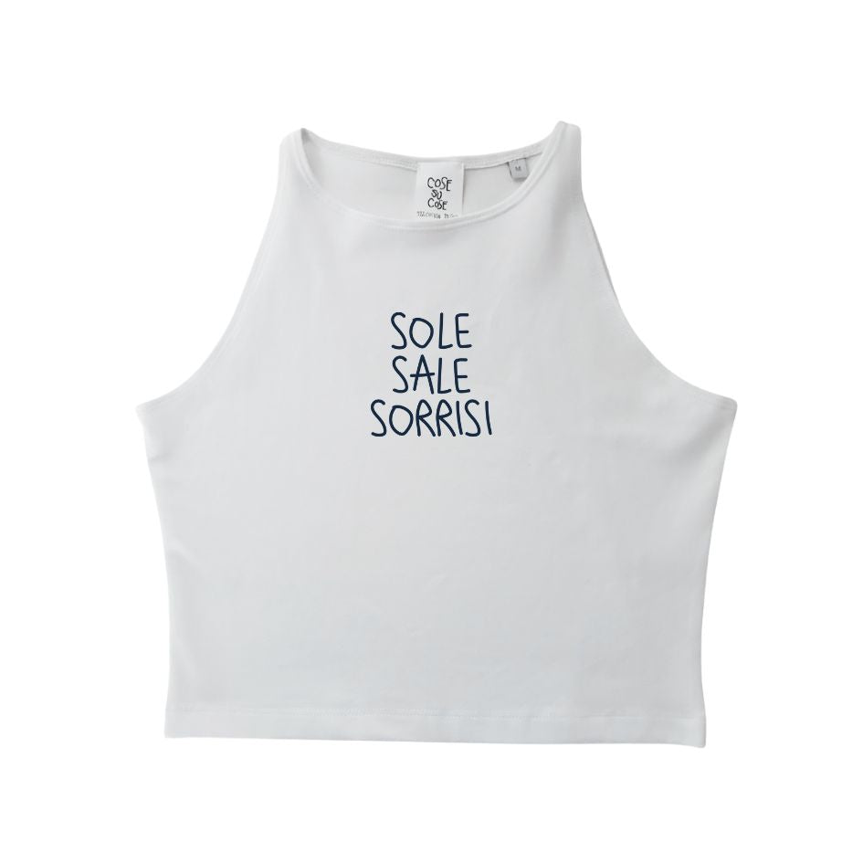 Sole Sale Sorrisi - Crop Canotta