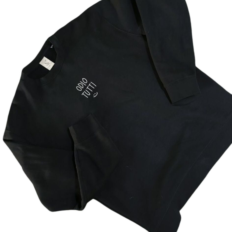 Odio Tutti :) - Felpa Girocollo