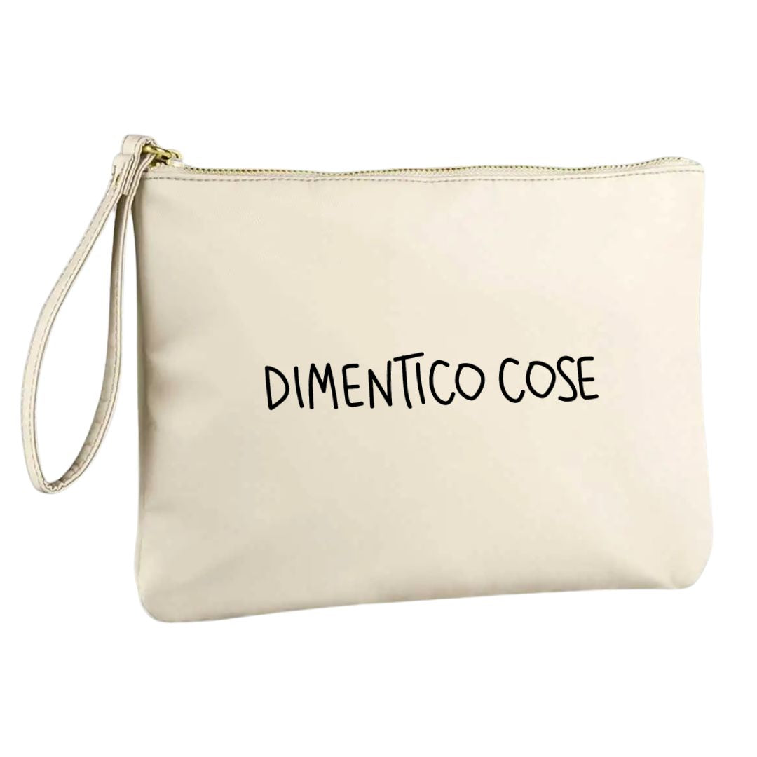 Dimentico Cose - Pochette Nylon Beige