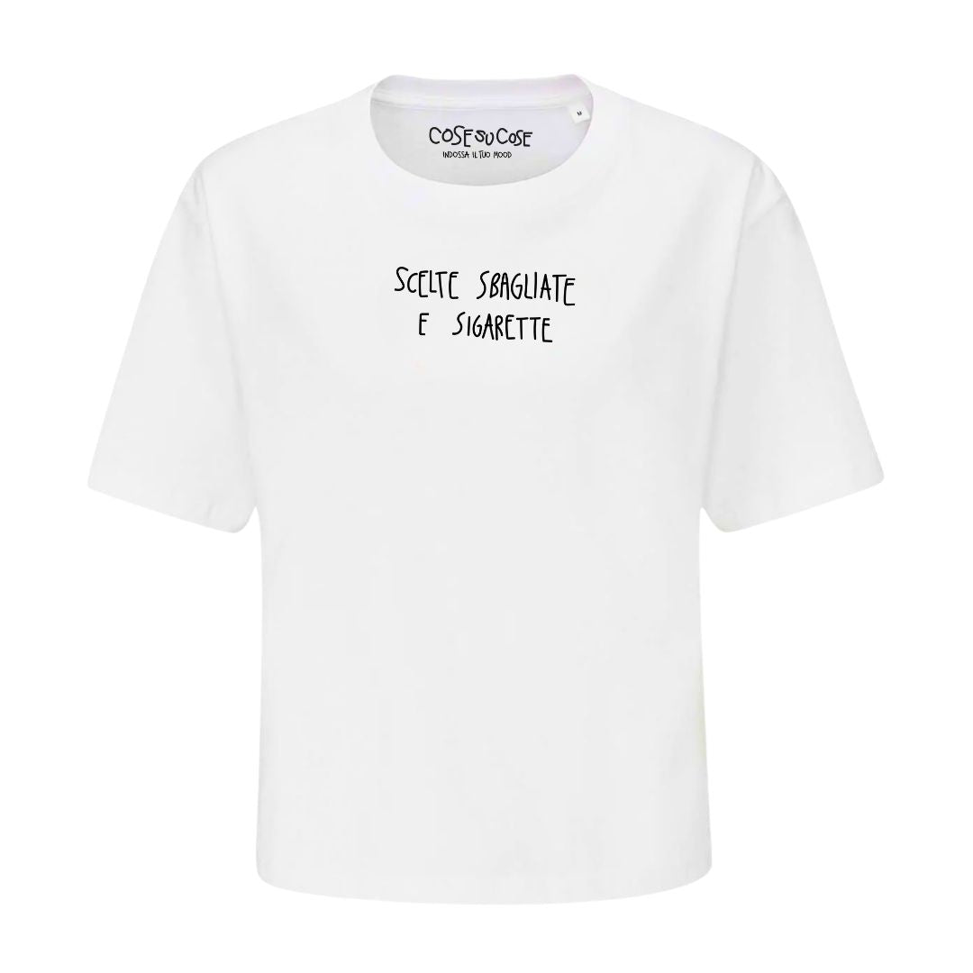 Scelte Sbagliate E Sigarette - Crop T-Shirt