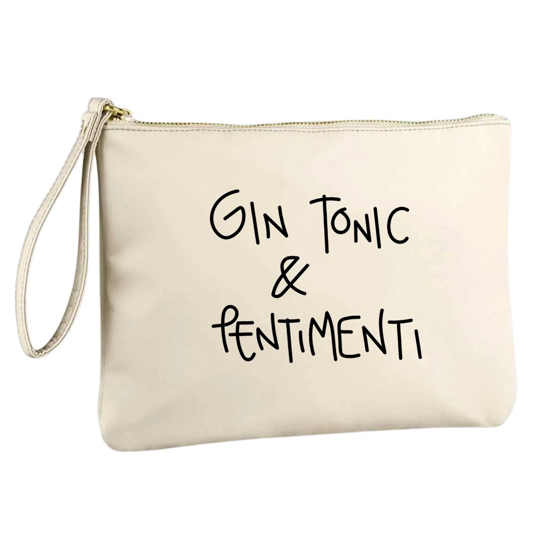 Gin Tonic & Pentimenti - Pochette Nylon Beige