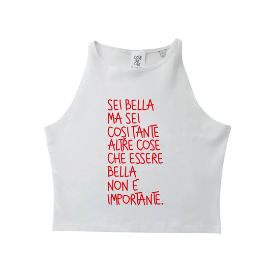 Sei Bella Ma - Crop Canotta