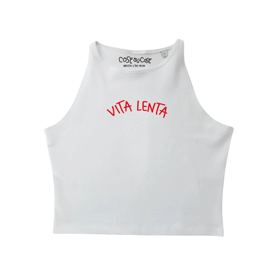 Vita Lenta - Crop Canotta