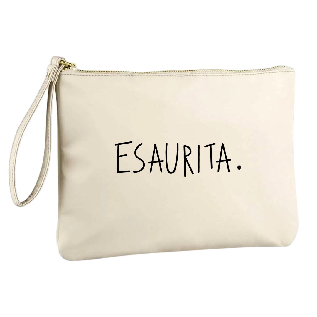 Esaurita. - Pochette Nylon Beige