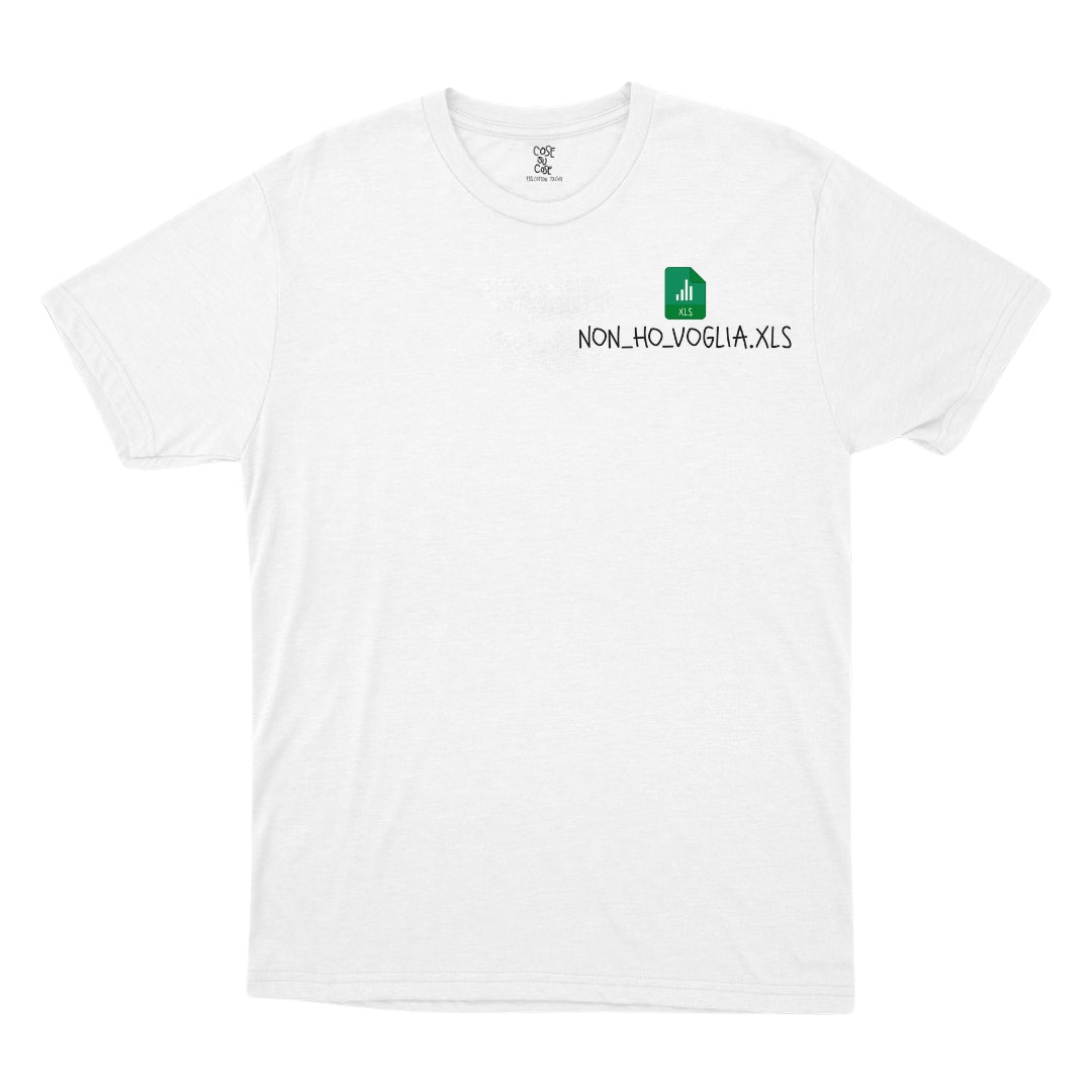 Non Ho Voglia XLS - T-Shirt