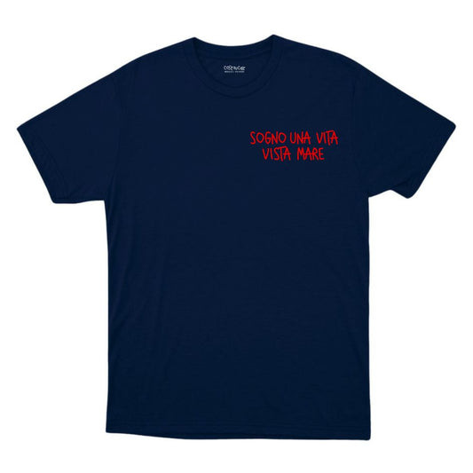 Sogno Una Vita Vista Mare - T-Shirt
