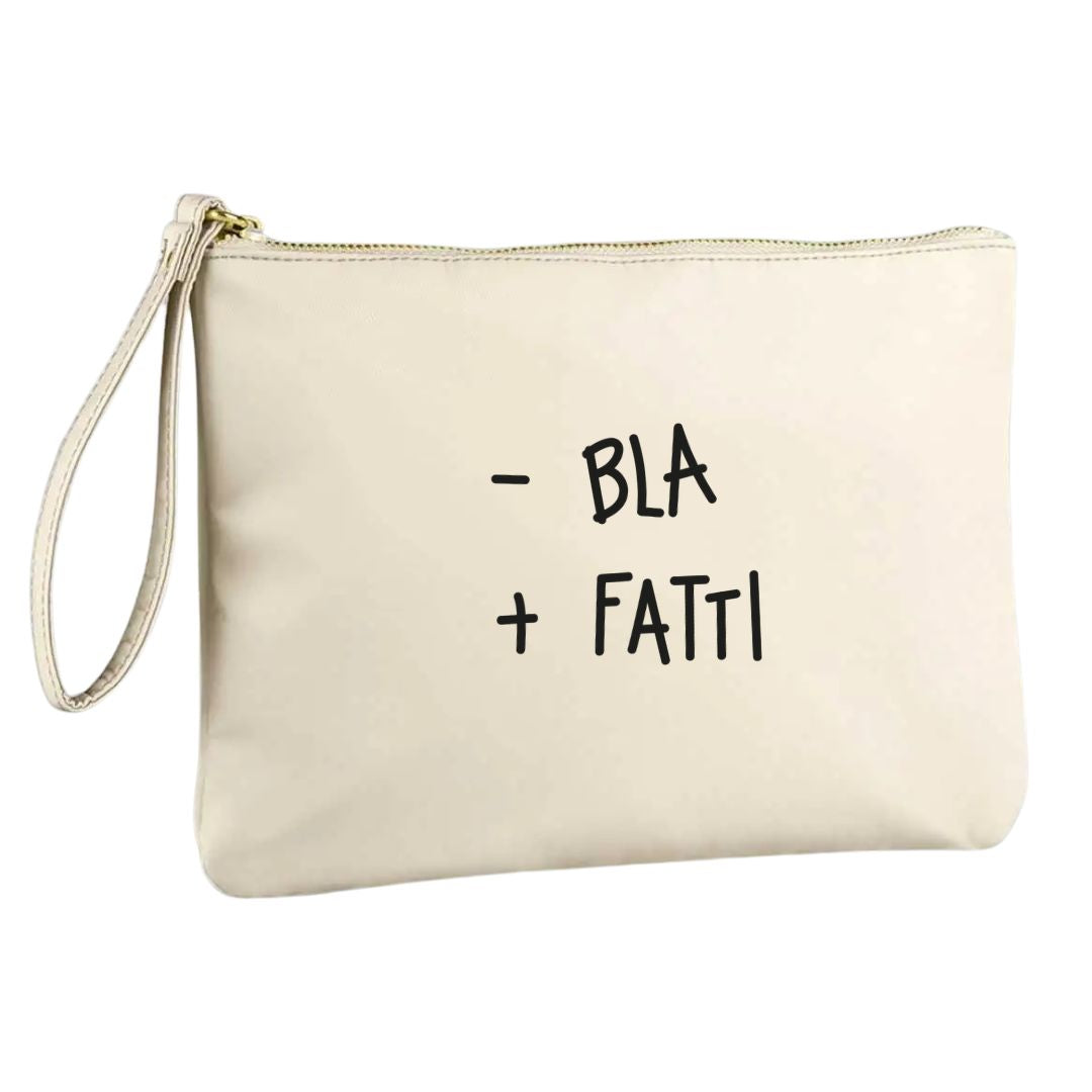 - Bla + Fatti - Pochette Nylon Beige