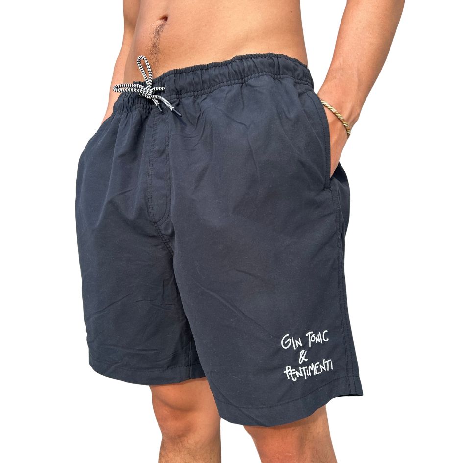 Gin Tonic & Pentimenti - Costume Boxer Classico Ricamato