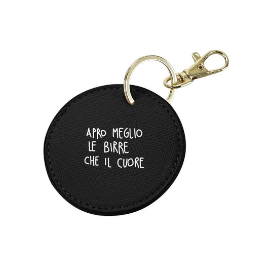 Apro Meglio Le Birre Che Il Cuore - Portachiavi Cerchio
