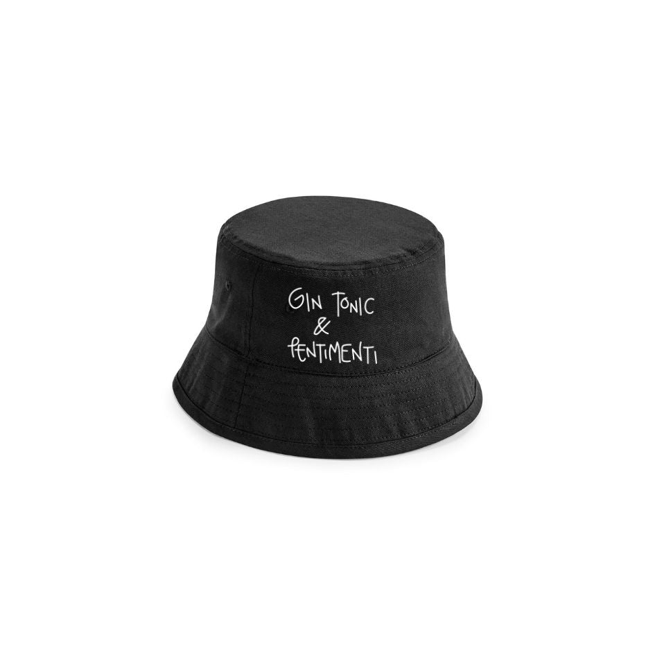 Gin Tonic & Pentimenti - Cappello Pescatore Ricamato