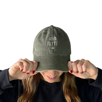 Odio Tutti :) - Cappello Visiera Ricamato