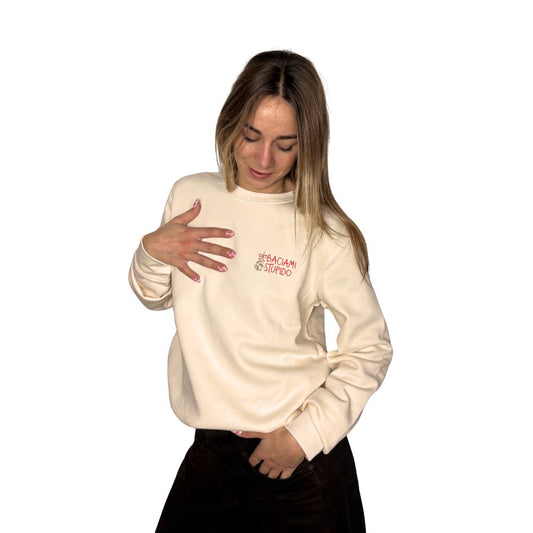 Baciami Stupido - Felpa Girocollo