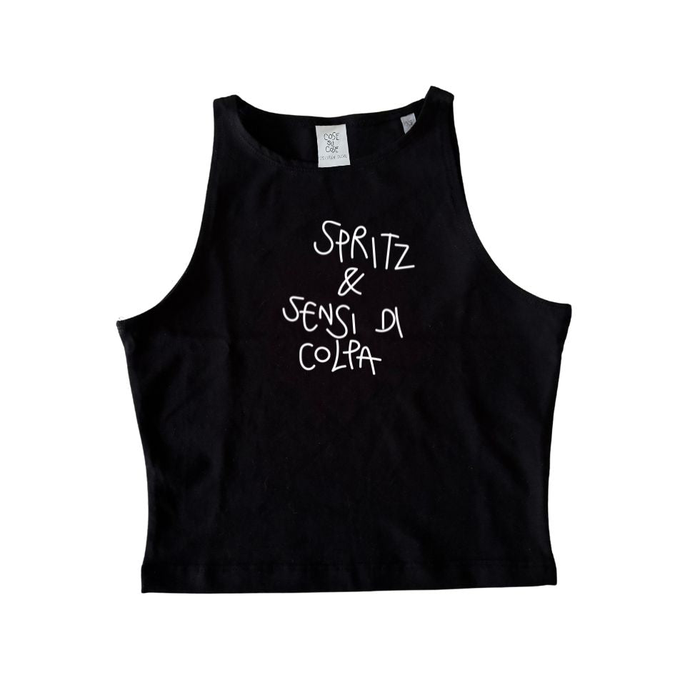 Spritz & Sensi Di Colpa - Crop Canotta