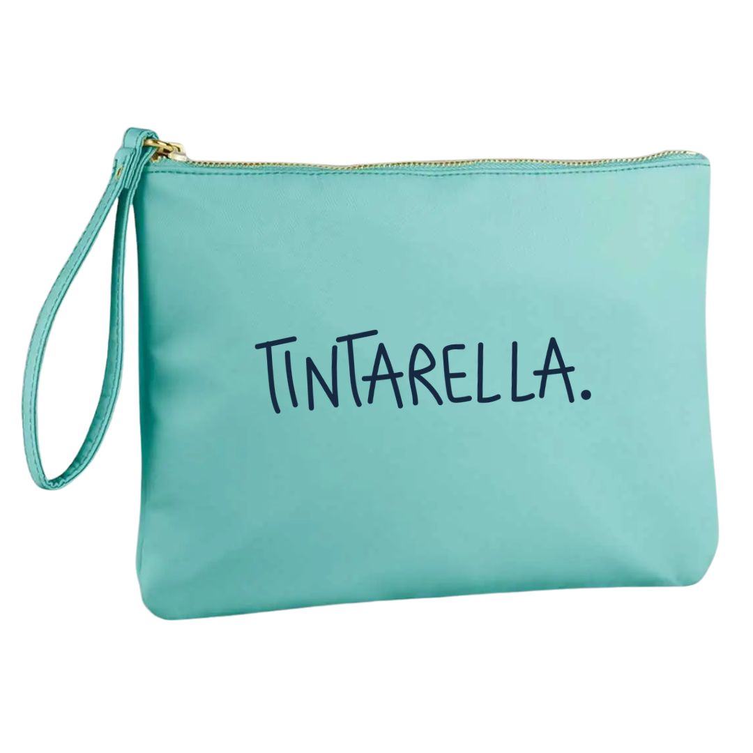 Tintarella. - Pochette Nylon Azzurra