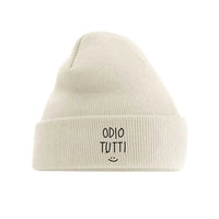 Odio Tutti :) - Cuffia Ricamata