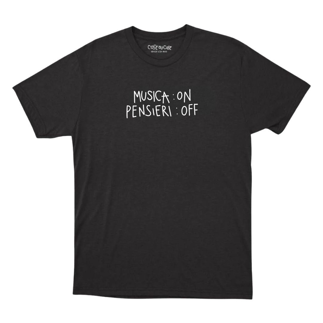 Musica On Pensieri Off - T-Shirt