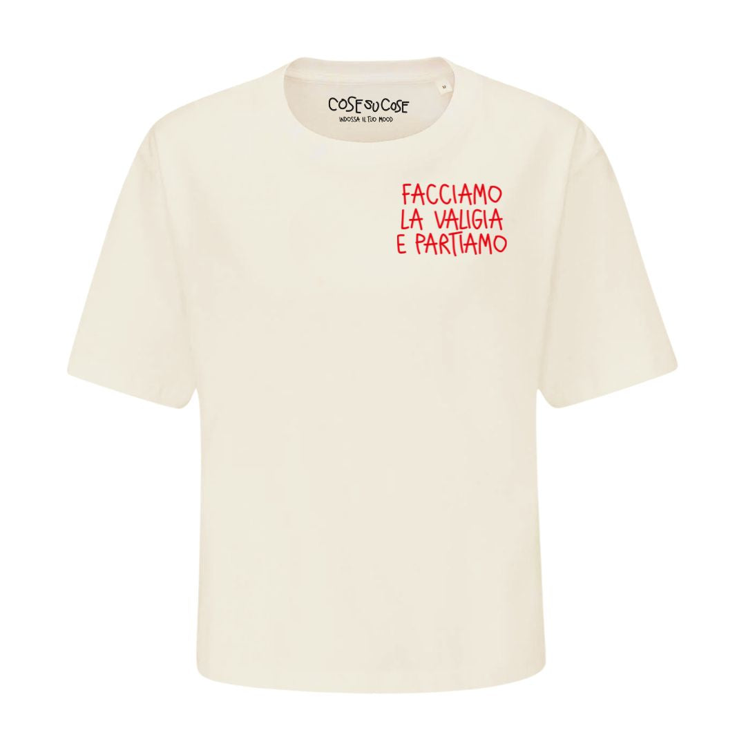 Facciamo La Valigia E Partiamo - Crop T-Shirt
