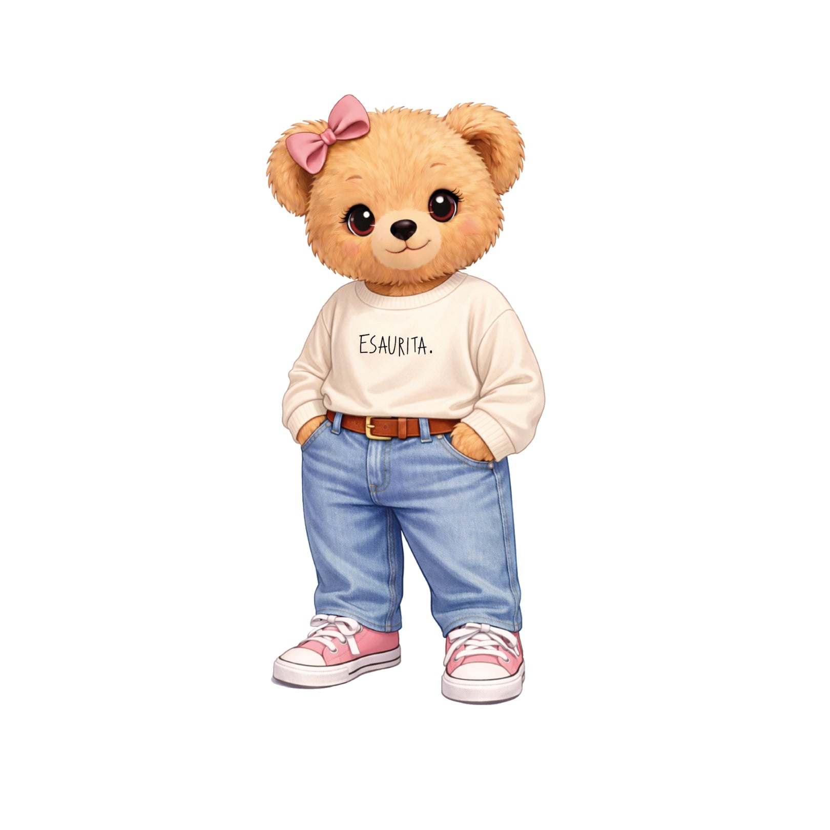 Esaurita. Orsetto - Felpa Girocollo