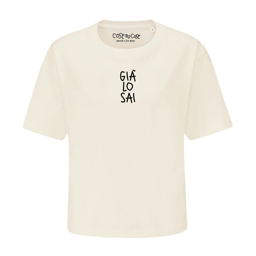 Già Lo Sai - Crop T-Shirt