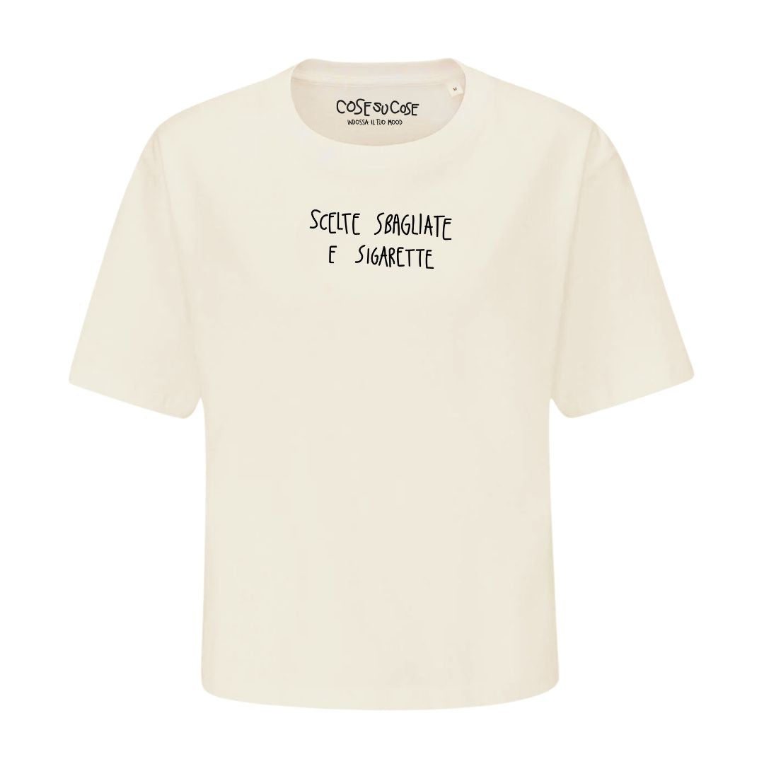 Scelte Sbagliate E Sigarette - Crop T-Shirt