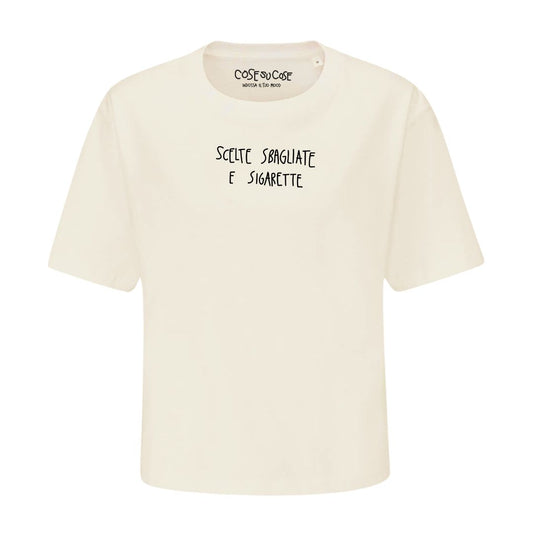 Scelte Sbagliate E Sigarette - Crop T-Shirt