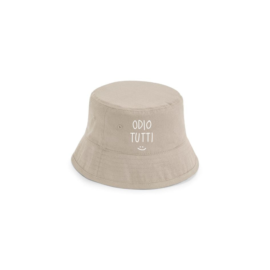 Odio Tutti :) - Cappello Pescatore Stampato