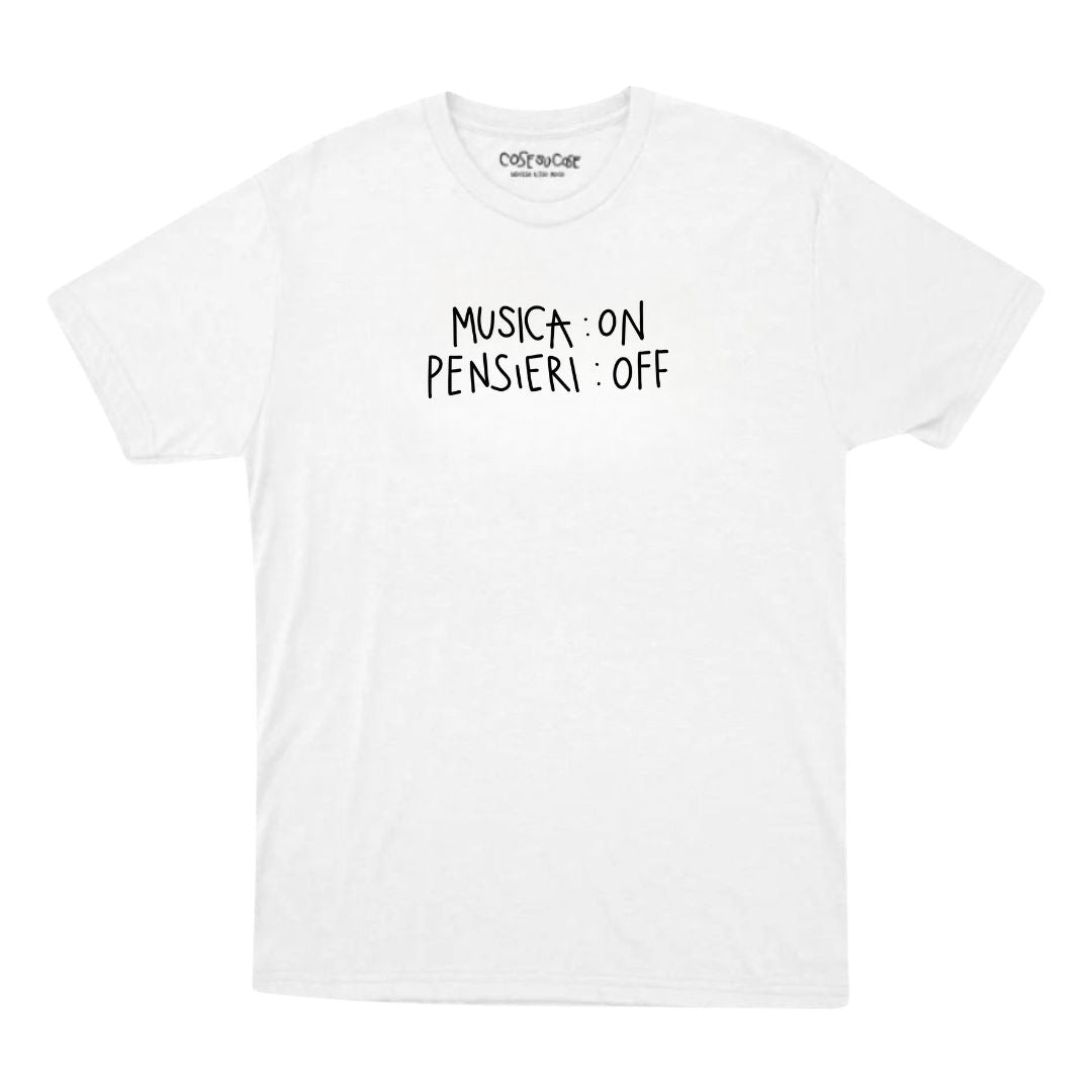 Musica On Pensieri Off - T-Shirt