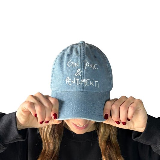 Gin Tonic & Pentimenti - Cappello Visiera Ricamato