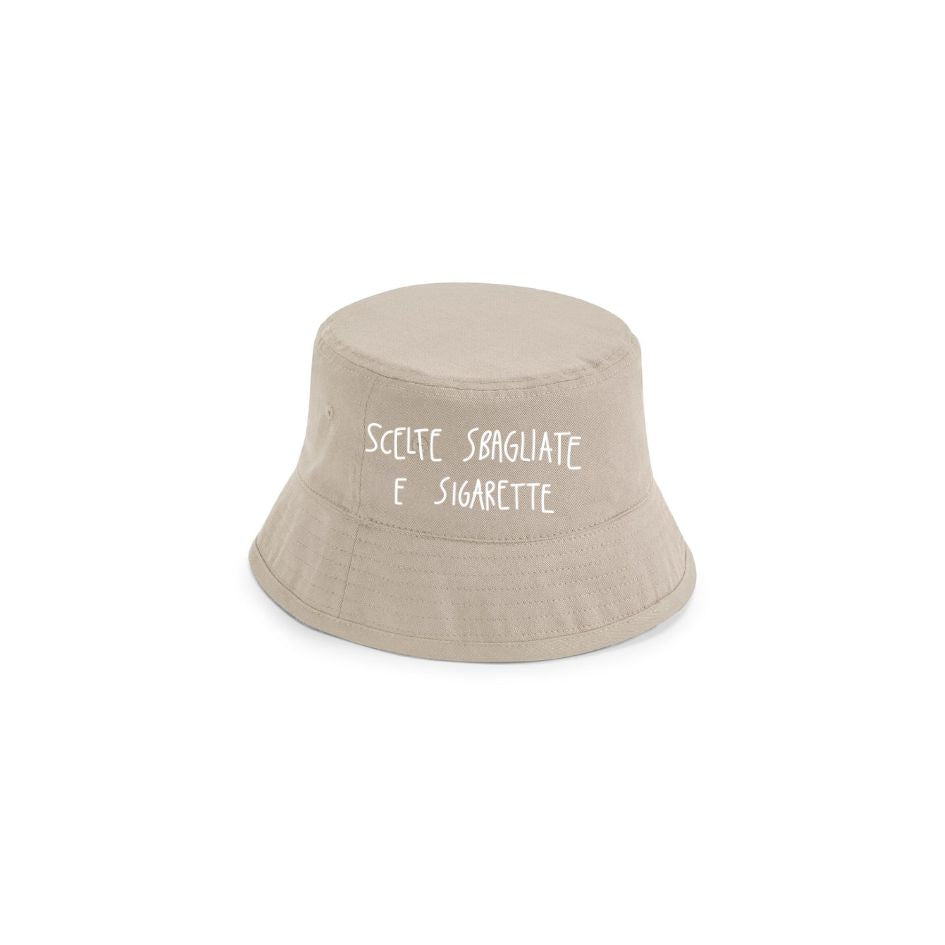 Scelte Sbagliate E Sigarette - Cappello Pescatore Stampato