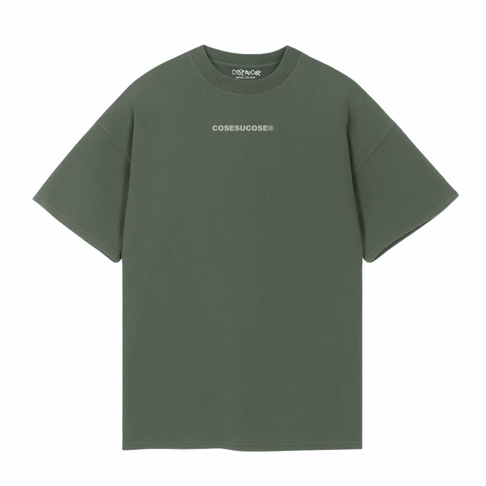 cosesucose Logo Bold - T-Shirt Over Military Green