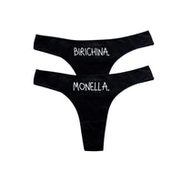 Tanga Pack Nero 2 pz.