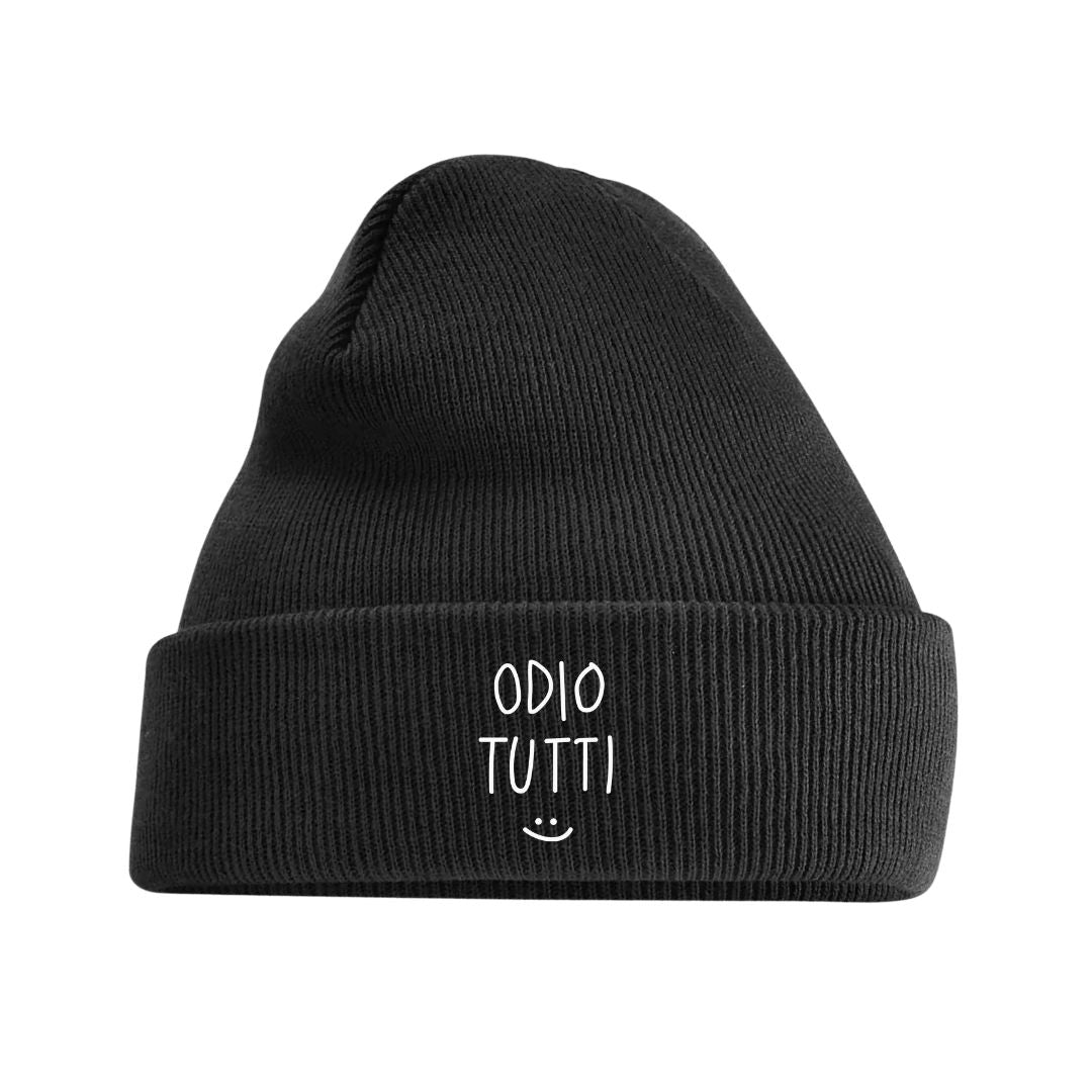 Odio Tutti :) - Berretto Ricamato