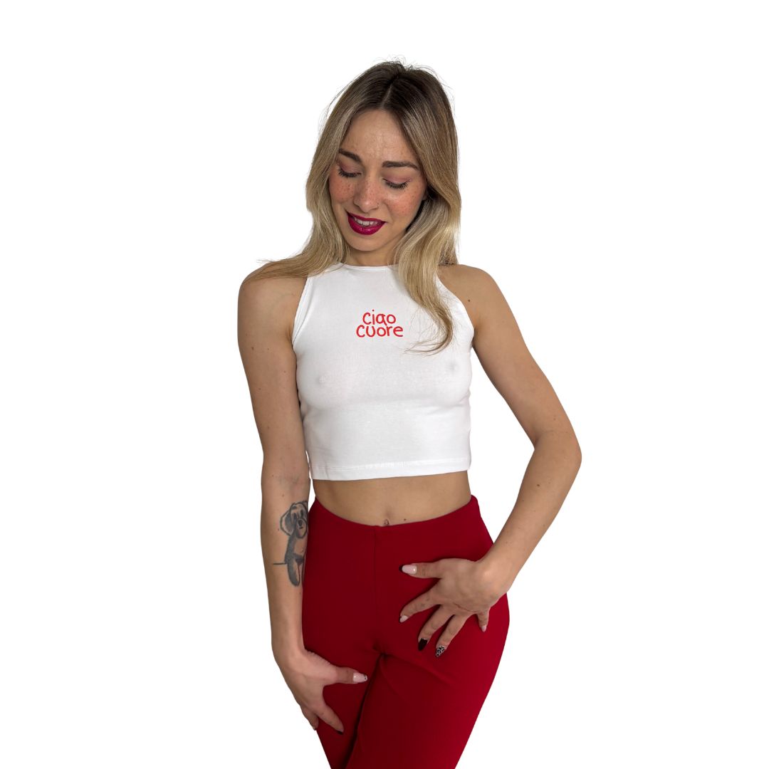 Ciao Cuore - Crop Canotta