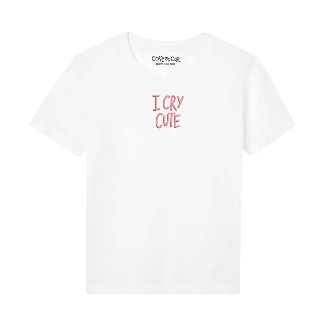 I Cry Cute - T-Shirt Bambini