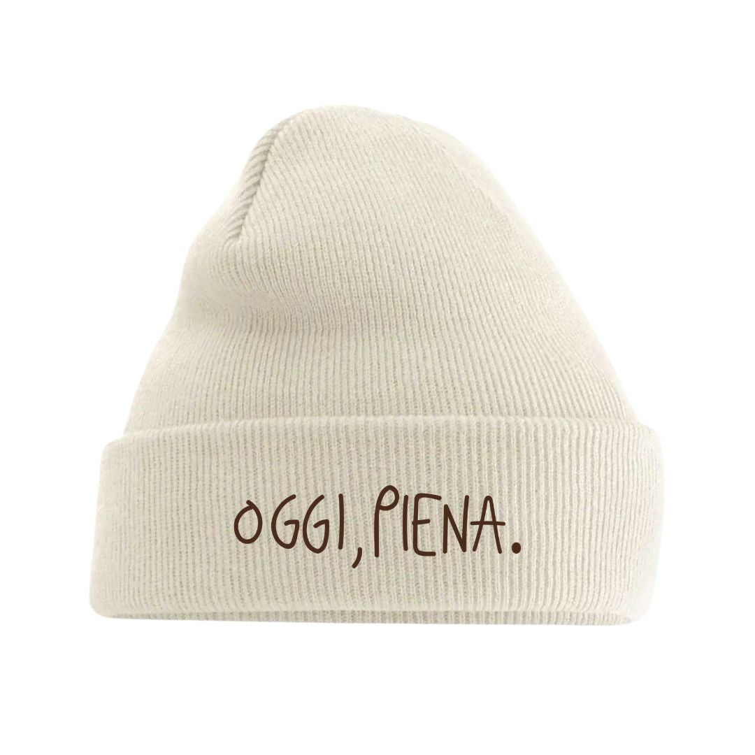 Oggi, Piena. - Berretto Ricamato