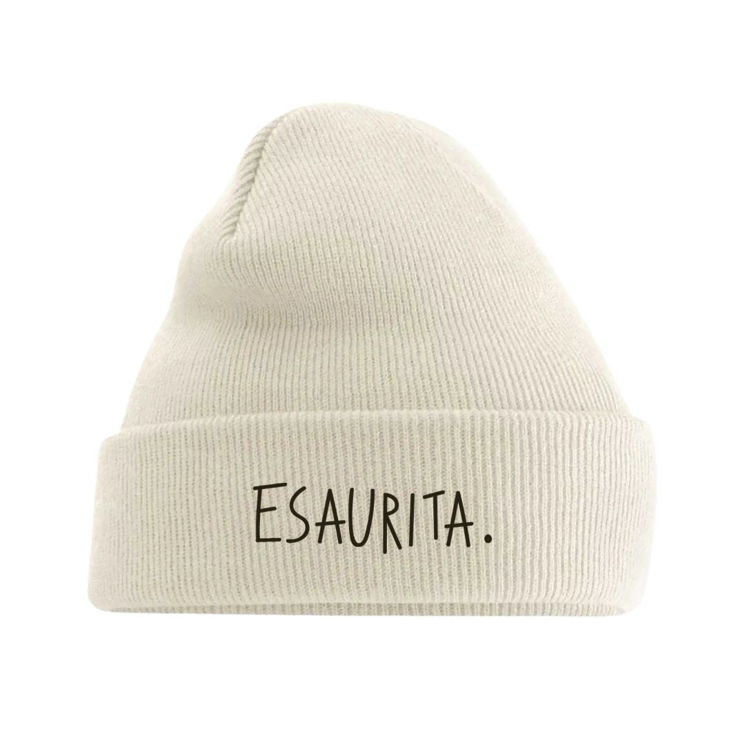 Esaurita. - Berretto Ricamato