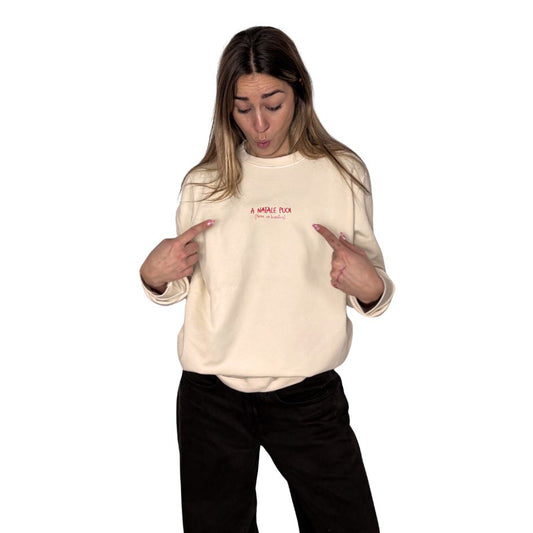 A Natale Puoi ( farmi un bonifico ) - Felpa Girocollo