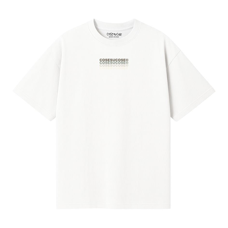 cosesucose Logo Bold- T-Shirt Over White