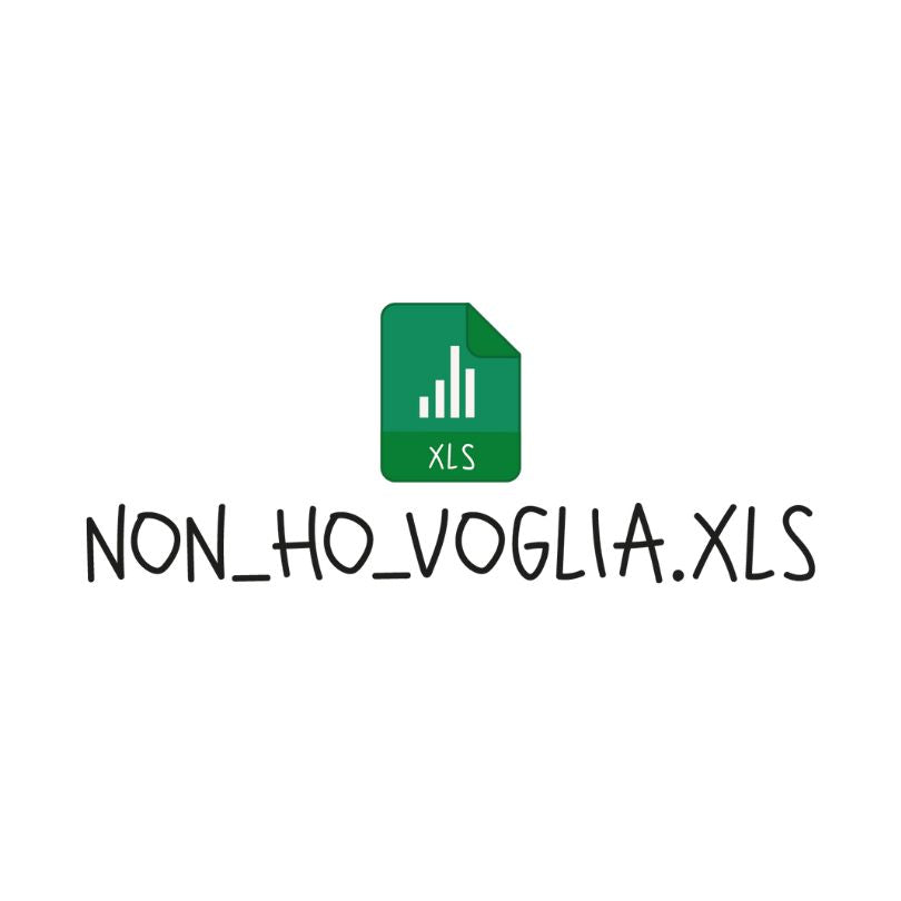 Non Ho Voglia XLS - T-Shirt