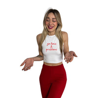 Gin Tonic & Problemi - Crop Canotta