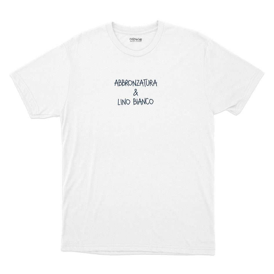 Abbronzatura & Lino Bianco - T-Shirt