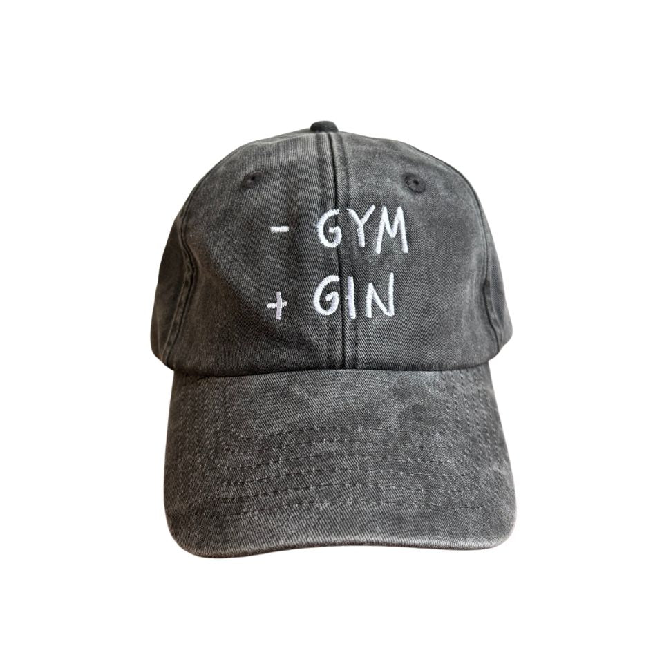 - Gym + Gin - Cappello Ricamato