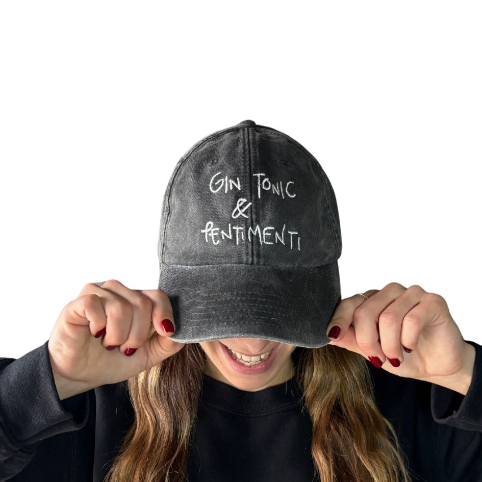 Gin Tonic & Pentimenti - Cappello Visiera Ricamato