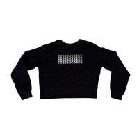 cosesucose Logo Bold - Felpa Crop Girocollo